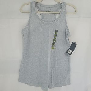 NWT Tek Gear Grey Scoopneck Tank Sz Med